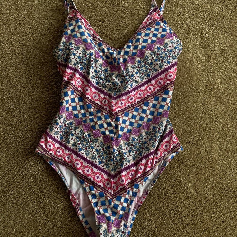 La Blanca One Piece Halter Swimsuit Gem
